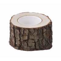 Petit pot à crayons en bois